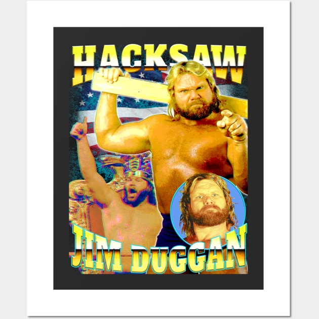 Hacksaw Duggan bootleg Wall Art by RetroVania